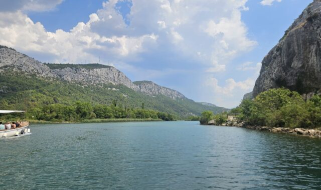 The Cetina heading up towards Radman’s Mills, above Omiš